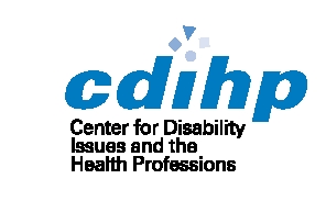 Center for Disability Issues and the Health Professions logo and link